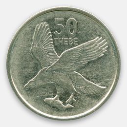 50 тхебе 2013 Ботсвана (сост. XFine)