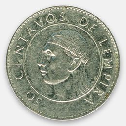 50 сентаво 1991-1994 Гондурас (сост. Very Fine)