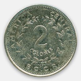 2 колона 1984 Коста-Рика (сост. Very Fine)