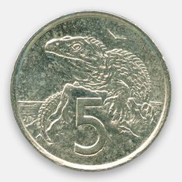 5 центов 1999-2006 Новая Зеландия (сост. Very Fine)