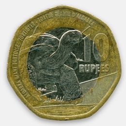 10 рупий 2016-2018 Сейшельские острова (сост. Very Fine)