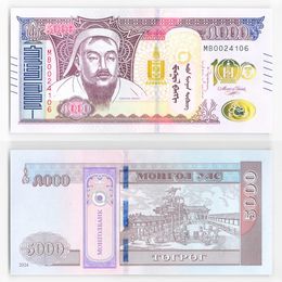 100 лет банковской системы 5000 тугриков 2024 Монголия (UNC)