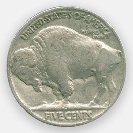 5 центов 1936 США (сост. Very Fine)