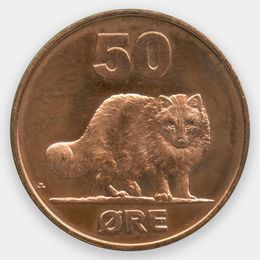 50 эре 2010 Дания (Гренландия) (сост. UNC)