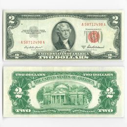 Банкнота 2 доллара 1953 (А) США (Very Fine)