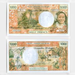 Банкнота 1000 франков 1996 Французские Тихоокеанские Территории сост. XFine