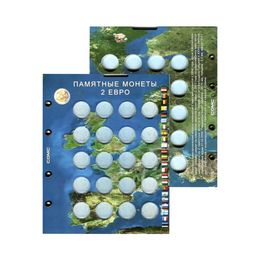 Блистерный лист для монет 2 евро на 20 ячеек (Optima)