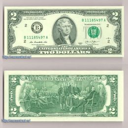 Банкнота 2 доллара 2017 США (UNC)