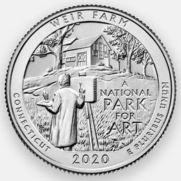 ферма Вейра  (52 парк) 25 центов 2020 (D) США