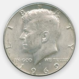 Кеннеди 50 центов 1969 (D) США