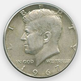 Кеннеди 50 центов 1967 (P) США