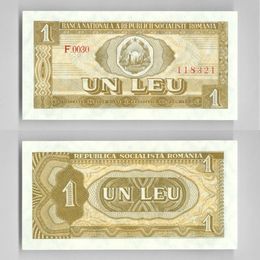 Банкнота 1 лей 1966 Румыния сост. UNC