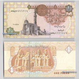 Банкнота 1 фунт 2018 Египет сост. UNC