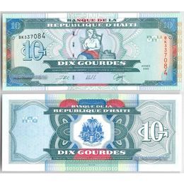 Банкнота 10 гурдов 2004 Гаити