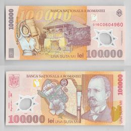 Банкнота 100000 лей 2001 Румыния сост. UNC