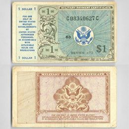 Банкнота 1 доллар 1948 военный сертификат США сост. Fine