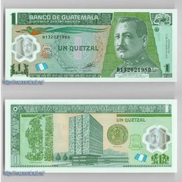 Банкнота 1 кетсаль 2012 Гватемала сост. UNC