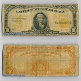 Банкнота 10 долларов 1922 США сост. Fine