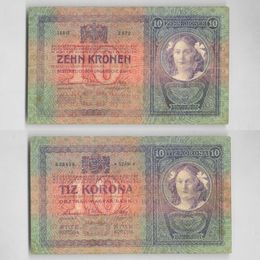 Банкнота 10 крон 1904 Австрия сост. Very Fine