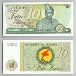 Банкнота 10 заир 1985 Заир сост. UNC