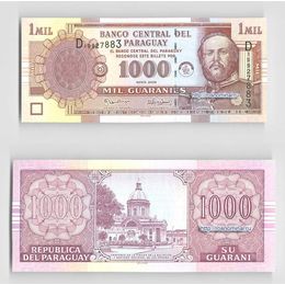 Банкнота 1000 гуарани 2005 Парагвай сост. UNC