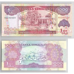 Банкнота 1000 шиллингов 2011 Сомалиленд сост. UNC