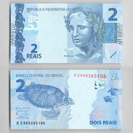 Банкнота 2 реала 2010 Бразилия сост. UNC