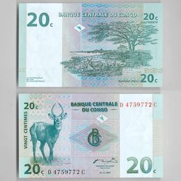 Банкнота 20 сантимов 1997 Конго сост. UNC