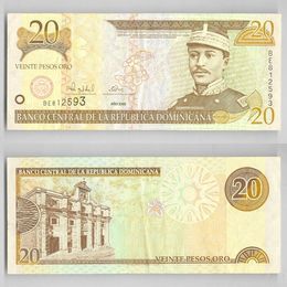 Банкнота 20 песо 2000 Доминиканская республика сост. Very Fine