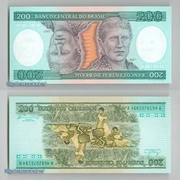 Банкнота 200 крузейро 1984 Бразилия сост. UNC