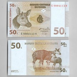 Банкнота 50 сантимов 1997 Конго сост. UNC