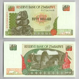 Банкнота 50 долларов 1994 Зимбабве сост. UNC