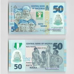Банкнота 50 наира 2015 Нигерия сост. UNC