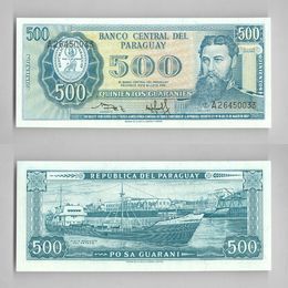 Банкнота 500 гуарани 1952 Парагвай сост. UNC