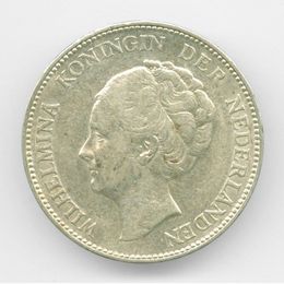 1 гульден 1924 Нидерланды Серебро 0,720 10,0 гр
