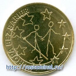 100-летие Общества по уходу за слепыми Польша 2 злотых 2011