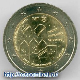 150 лет Полиции общественной безопасности 2 евро 2017 Португалия