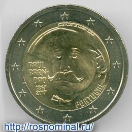 Раул Брандан Португалия 2 евро 2017