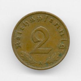 2 рейхспфеннига 1937 Германия