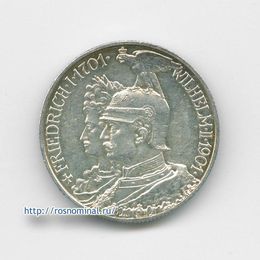 200 лет Пруссии 2 марки 1901 Германия (Пруссия)