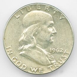 50 центов 1962 D США Серебро 0,900 12,5 гр
