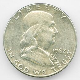 50 центов 1962 P США Серебро 0,900 12,5 гр