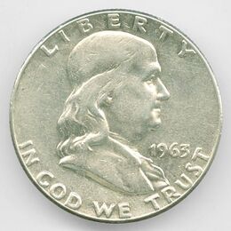 50 центов 1963 P США Серебро 0,900 12,5 гр