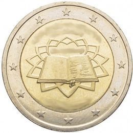 50 лет Римскому договору Нидерланды 2 евро 2007