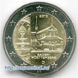 Баден-Вюртемберг D Германия 2 евро 2013