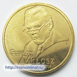 Чеслав Милош Польша 2 злотых 2011