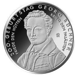 Георг Бюхнер Германия 10 евро 2013