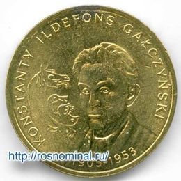 Константы Галчиньский Польша 2 злотых 2005