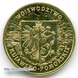 Куявско-Поморское воеводство 2 злотых 2004 Польша