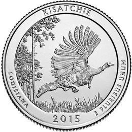 Лес Кисатчи D 27 парк США 25 центов 2015